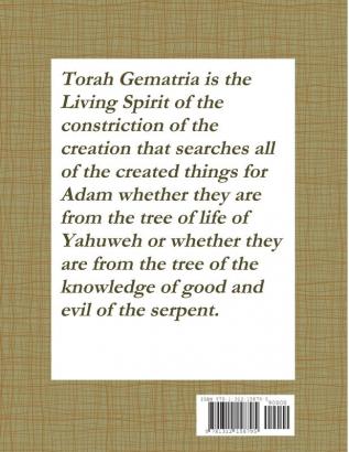 Torah Gematria of the Set-Apart Spirit: the Tree of Life and the Tree of the Knowledge of Good and Evil