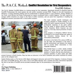 The P.A.C.E. Method: Conflict Resolution for First Responders: Fire/EMS Edition