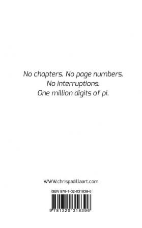 Pi: One Million Digits