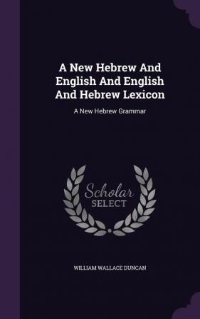 A New Hebrew And English And English And Hebrew Lexicon: A New Hebrew Grammar