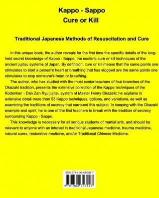 Kappo - Sappo Cure or Kill: Traditional Japanese Methods of Resuscitation and Cure