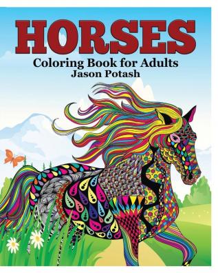 Horses Coloring Book for Adults