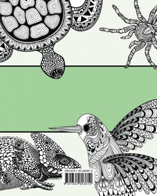 The Stress Relieving Animals Coloring Book for Adults