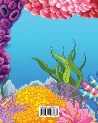 Ocean Life Coloring Book for Adults ( In Large Print )