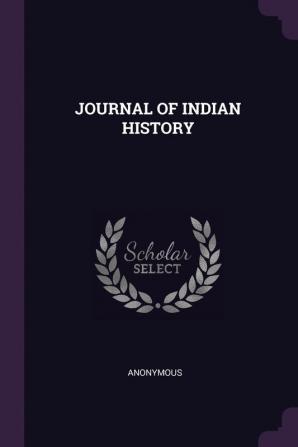 Journal of Indian History