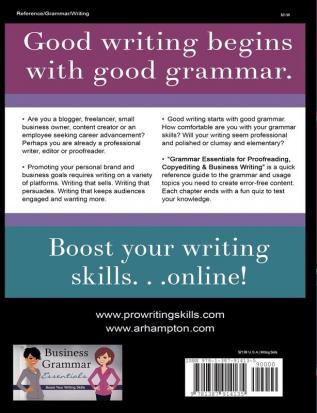 Grammar Essentials for Proofreading Copyediting & Business Writing