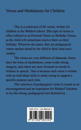 Verses and Meditations for Children: A collection of Pedagogical Verses