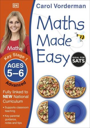 Maths Made Easy: Advanced, Ages 5-6 (Key Stage 1)