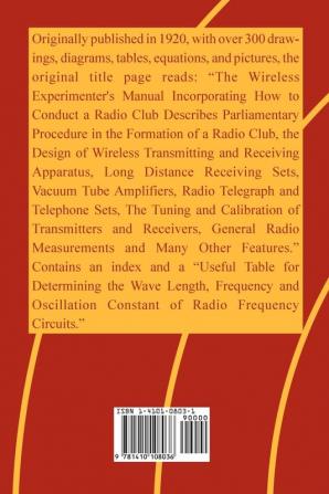 The Wireless Experimenter's Manual