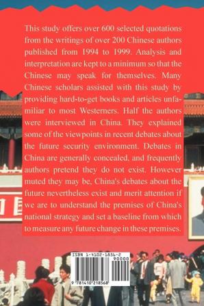 China Debates the Future Security Environment