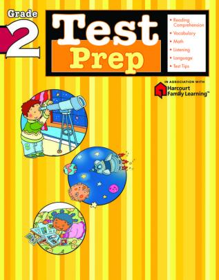 Test Prep: Grade 2 (Flash Kids Harcourt Family Learning)