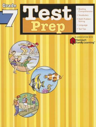 Test Prep: Grade 7 (Flash Kids Harcourt Family Learning)