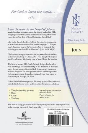 John (Nelson Impact Bible Study Guide)