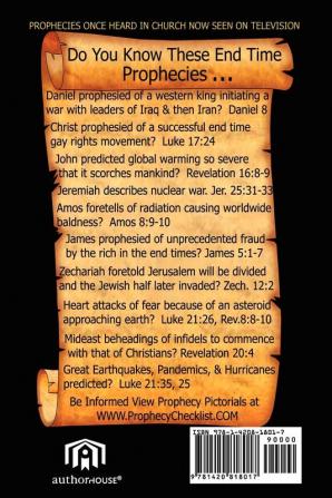 Prophecy Checklist Over One Hundred Bible Prophecies Counting Down to the Second Coming of Jesus Christ