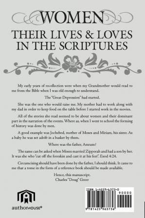 WOMEN THEIR LIVES & LOVES IN THE SCRIPTURES