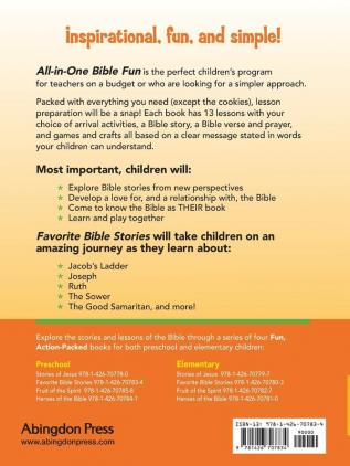 All-in-one Bible Fun Preschool: Favorite Stories of the Bible