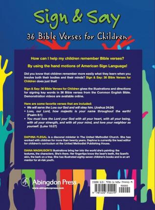 Sign & Say: 36 Bible Verses for Children