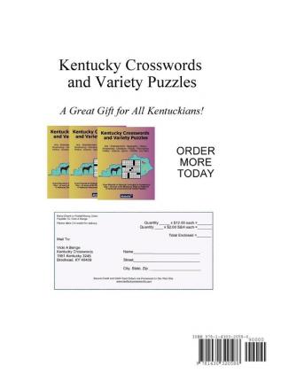 Kentucky Crosswords and Variety Puzzles