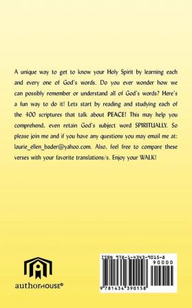 What Your Holy Spirit Says About PEACE: Genesis - Revelations Plus Word Games Questions and Ponders