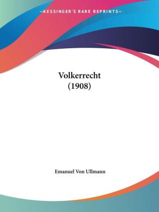 Volkerrecht (1908)