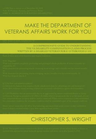 Make the Department of Veterans Affairs Work for You