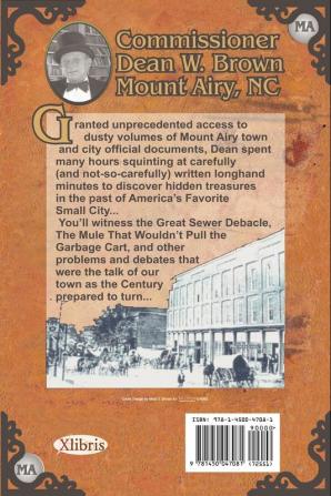 A History of the Mount Airy N. C. Commissioners' Meetings 1885-1895