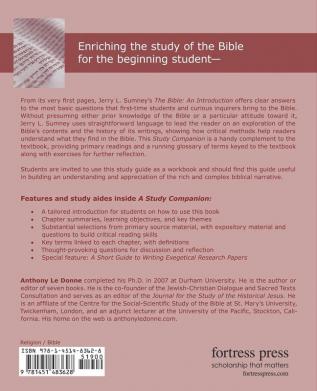 A Study Companion to The Bible: An Introduction Second Edition