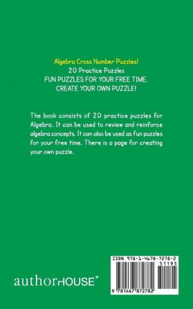 Algebra Cross Number Puzzles