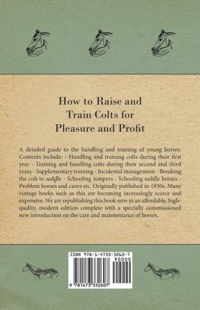 How to Raise and Train Colts for Pleasure and Profit