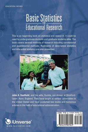 Basic Statistics for Educational Research