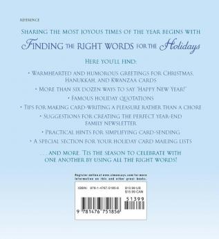 Finding the Right Words for the Holidays: Festive Phrases to Personalize Your Holiday Greetings & Newsletters