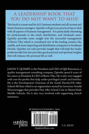 Leading by Listening & Obeying: A practical guide to life and organizational leadership with an emphasis on sales retail and distribution.