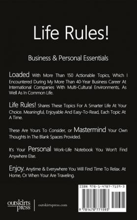 Life Rules! Business & Personal Essentials