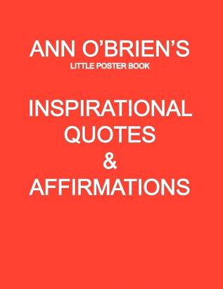 Ann O'Brien's Inspirational Quotes And Affirmations