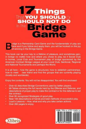 17 Things That You Should or Should Not Do in the Bridge Game