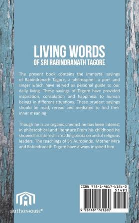 LIVING WORDS Of SRI RABINDRANATH TAGORE