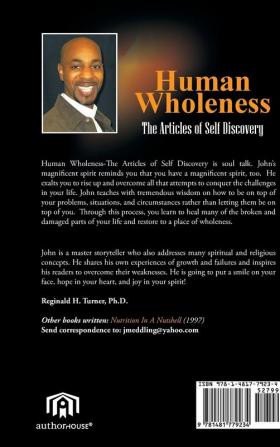 Human Wholeness- The Articles of Self Discovery