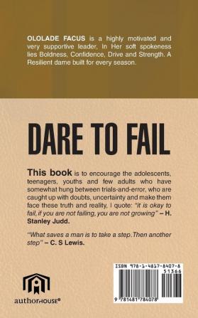 DARE TO FAIL