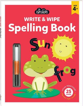 Junior Explorers Write and Wipe: Spelling Book