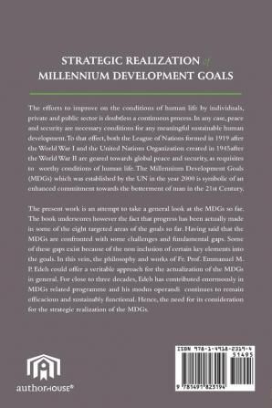 Strategic Realization of Millennium Development Goals: Emmanuel Edeh a ROLE MODEL