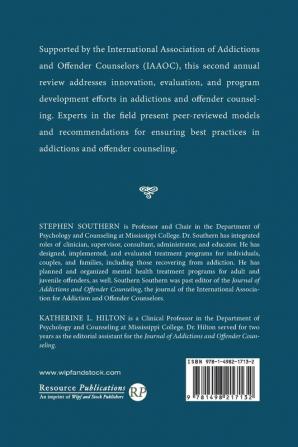 Annual Review of Addictions and Offender Counseling II: Best Practices