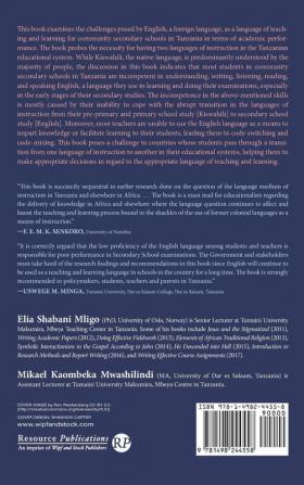 English as a Language of Teaching and Learning for Community Secondary Schools in Tanzania: A Critical Analysis