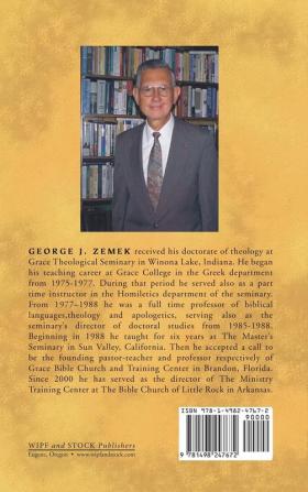 A Biblical Theology of the Doctrines of Sovereign Grace: Exegetical Considerations of Key Anthropological Hamartiological and Soteriological Terms and Motifs