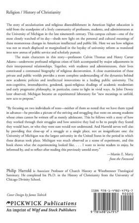 A Place Somewhat Apart: The Private Worlds of a Late Nineteenth-Century Public University: 63 (Princeton Theological Monograph)