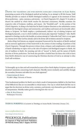 Redescribing God: The Roles of Scripture Tradition and Reason in Karl Barth's Doctrines of Divine Unity Constancy and Eternity: 121 (Princeton Theological Monograph)