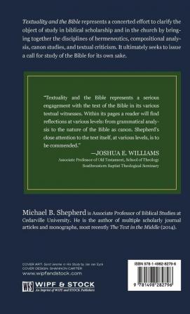 Textuality and the Bible