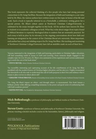 Essays in Faith and Learning: A Festschrift in Honor of Dr. Song NAI Rhee