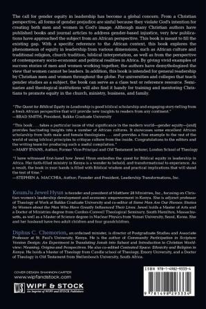 The Quest for Gender Equity in Leadership: Biblical Teachings on Gender Equity and Illustrations of Transformation in Africa (House of Prisca and Aquila)