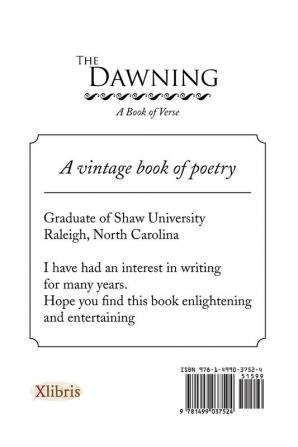 The Dawning: A Book of Verse