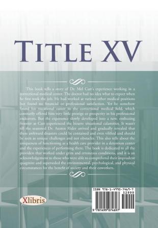 Title XV